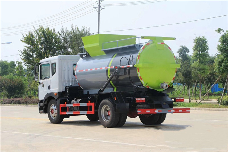 東風(fēng)8.5方餐廚垃圾車(chē)(圓罐)