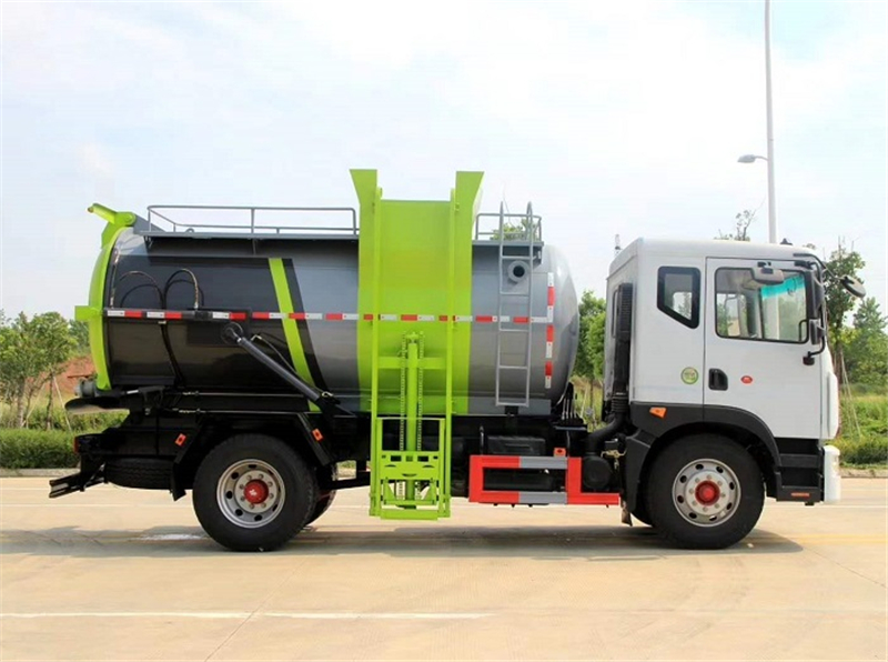 東風(fēng)8.5方餐廚垃圾車(chē)(圓罐)